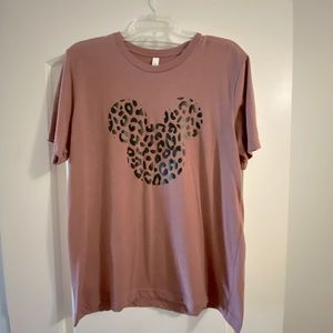 Leopard Mickey Disney tee